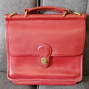 Red Coach Purse